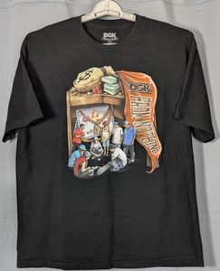 DGK Dirty Ghetto Kids Graphic T Shirt DGK From Nothing  Mens XL Black Skatewear - Picture 1 of 5