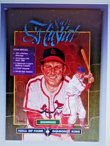 1988 Donruss Stan Musial 63 Piece Puzzle Complete Unpunched NM - Picture 1 of 3