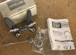 Oldschool NOS NEW NIB Shimano Deore DX / BR-M650 cantilever brakes calipers set - Picture 1 of 6