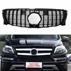 Front Bumper Upper Grille Grill For Benz Gl Class X166 Gl350 Gl400 2013-15 Black