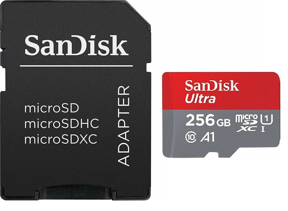 SanDisk Ultra microSD with SD Adapter 256GB SDSQUAC-256G-GN6MN