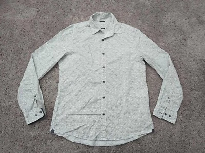 Camisa Michael Kors Abotonada Para Hombre Grande Mosaico Geo Manga Larga Informal Foto 1 de 4