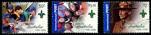 2008 Australia Centenario del Movimiento Scout Set de 3 correos buenos a finos usados - Imagen 1 de 1