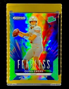 QUINN EWERS ROOKIE REFRACTOR RARE COLOR INSERT PRIZM Holo - TEXAS - Picture 1 of 5