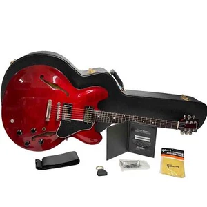 Gibson Memphis ES-335 (2018) Semi-Hollow Body Electric Guitar Sixties Cherry Red - Picture 1 of 23