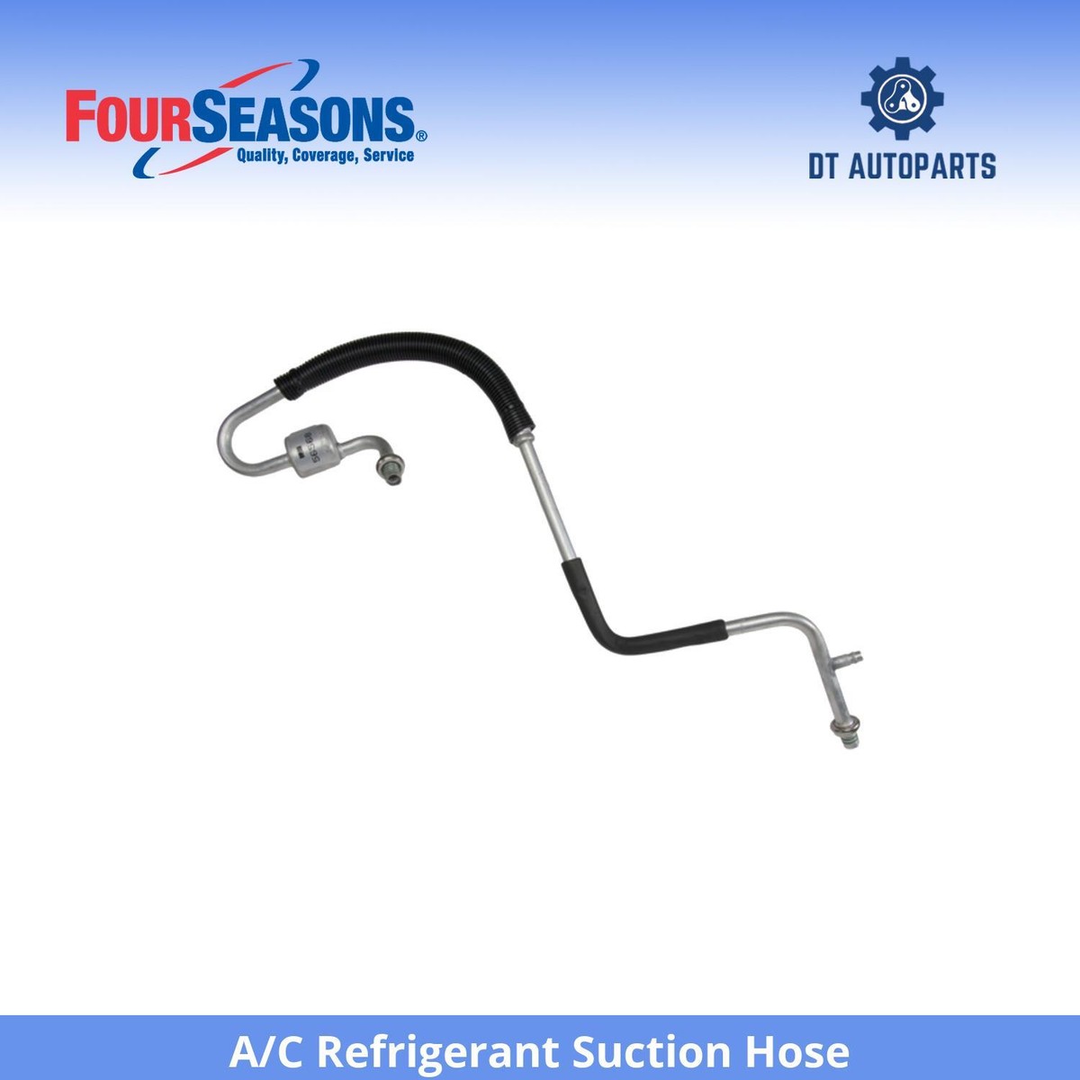 A-Premium A/C Suction Line Hose For Ford Mustang 1996-1998 4.6L - Compressor To Evaporator Replacement