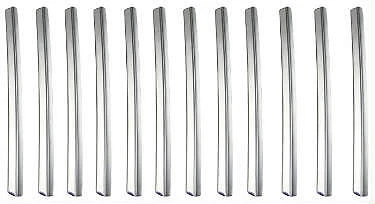 Pontiac Firebird 1967-68 cuarto trasero persianas cromadas, juego de 12 Foto 1 de 1