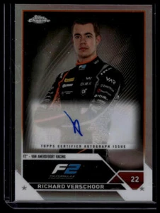 2023 Topps Chrome F1 Formula 1 #CAC-RV Richard Verschoor Chrome Auto - Picture 1 of 2