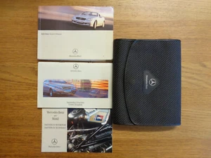 Mercedes Benz SLK Owners Handbook/Manual and Wallet 00-04 - Picture 1 of 1