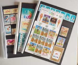 WELTWEITE OLYMPISCHE 1985, XF POSTFRISCH ** SAMMLUNG Paraguayische Silben Mongolei++ - Bild 1 von 4