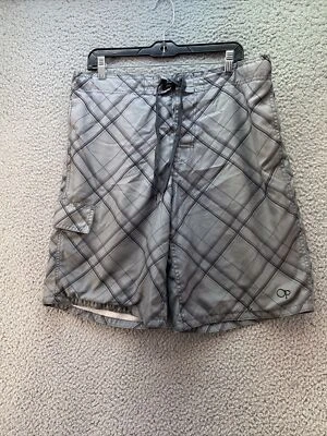 Bañador OP Ocean Pacific para Hombres Talla Mediana Gris Verano Board Shorts Nadar Divertido Foto 1 de 4