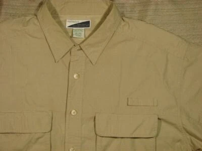 Men's ExOfficio Baja Insect Shield Long Sleeve Shirt 2XL XXL khaki buzz off - Image 1 of 4