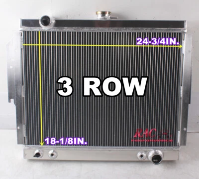 3 Row Radiator for 1979-1991 Dodge D/W Truck W100 W150 W250 W350 5.2L 5.9L 3.9L - Image 1 of 4