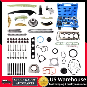 Engine Timing Chain Kit Valves Gasket Set for 2009-2015 Audi A4 Q5 TT VW 2.0T - Picture 1 of 11