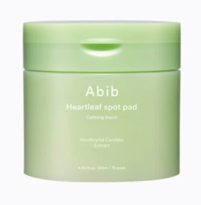 Almohadilla hidratante K-Beauty Abib Heartleaf Spot Touch 120 ml 75 almohadillas Foto 1 de 4