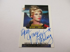 2021 Women of Star Trek Art and Images GRACE LEE WHITNEY LEGEND Autograph LA10 &