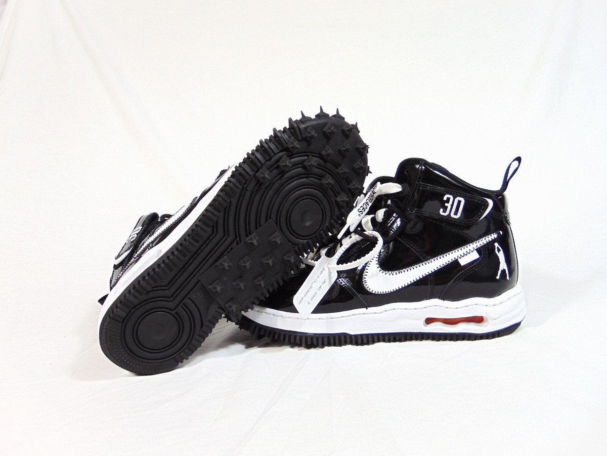 Off-White Air Force 1 Mid Black for sale - eBay Off-White Air Force 1 Mid Black for sale - eBay