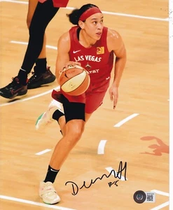 DEARICA HAMBY signed (LAS VEGAS ACES) WNBA basketball 8X10 photo BECKETT BF81443 - Picture 1 of 1