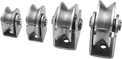 Torrolle V4A Edelstahl Laufrolle Schiebetor Rolltor Hohlkehle Schiebetür - Bild 1 von 4