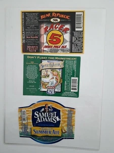 Etichette Birra da Collezione Racer 5  Samuel Adams Two Hearted Ale  Ipa - Picture 1 of 2