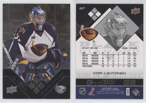 2008-09 Upper Deck Black Diamond Double Diamonds Gold /10 Kari Lehtonen #87