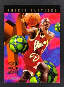 Mookie Blaylock 1995-96 Hoops Number Crunchers #25 Atlanta Hawks - Afbeelding 1 van 2