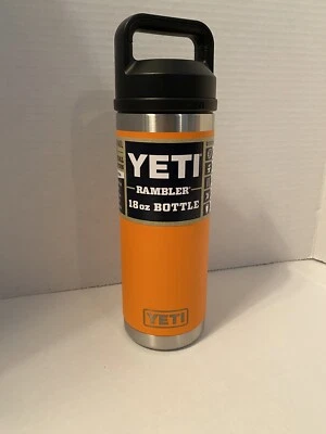 Yeti KING CRAB ORANGE Rambler 18 oz Bottle Chug LIMITED EDITION NEW SOLD OUT - Image 1 of 4