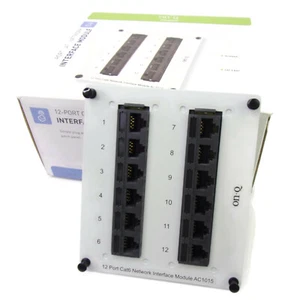OnQ Legrand 12-Port Cat 6 Network Interface Module AC1015 ~ NEW IN BOX ~ - Picture 1 of 7