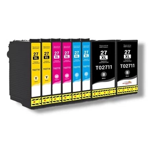 T2711XL Ink Cartridges Compatible with Epson Work Force 3620 3640 7110 7210 -8Pk - Picture 1 of 1