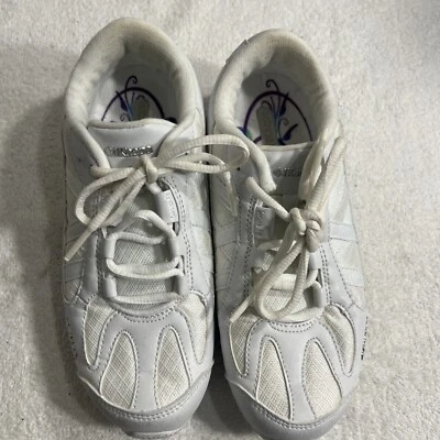 Kaepa Stellarlyte Cheer Shoes Size 4.5 Style 6570 White School Or Competition - Image 1 of 4