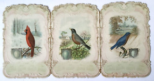 1899 Embossed J.L. Ridgway Bird Artworks Calendar for SINGER Sewing-machines