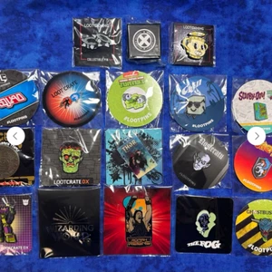 18 pc Loot Crate Collectable Pin Assortment ~ Lootgaming / X-Men / Thor / Squad - Picture 1 of 7