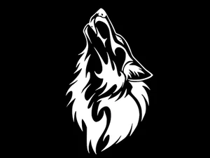 WOLF HOWLING Vinyl Decal Car Wall Truck Sticker CHOOSE SIZE COLOR - Picture 1 of 1