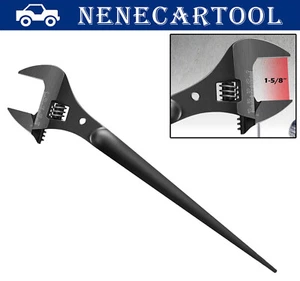 3239 Llave ajustable extra ancha de 16" apertura de 1‐5/8′′ para tuercas y pernos de hasta 1′′ - Imagen 1 de 10