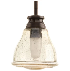PROGRESS LIGHTING Antique Bronze ACADEMY ONE LIGHT MINI PENDANT P5097-20 - Picture 1 of 1
