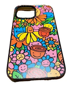 CASETiFY Impact iPhone 13 Pro Max Retro  70s Groovy Flowers by Matthew Langille - Picture 1 of 16