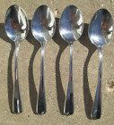 Lot Of 4 Oneida Usa Gala Impulse Stainless Steel  Tablespoons/ Soup Gumbo Spoons