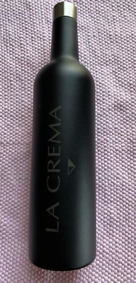 Bodega La Crema | Botella de vino aislante | 750 ml | Negra Foto 1 de 3