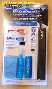 Ultra LCD TV Starter Kit w/ Screen Cleaner, 2x 3' HDMI Cables, 6 Outlet Surge - Picture 1 of 2