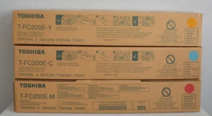 Toner original Toshiba T-FC200E C,M,Y pour e-Studio 2000AC, 2500AC avec facture - Photo 1/1