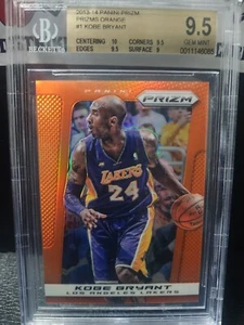 2013-14 Panini Prizm Orange 1/60 KOBE BRYANT #1 BGS 9.5 Gem Mint - Picture 1 of 3