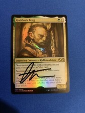 MTG Magic Gaddock Teeg FOIL Signed Artist Proof x1 Ultimate Masters Greg Staples