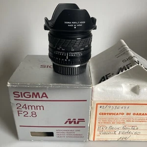 Sigma 24 mm F2.8 MF Superwide II Contax set completo incl. cappuccio - Foto 1 di 12