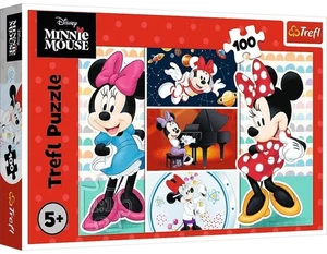 NEW Trefl Jigsaw Puzzle 100 Pieces 5+ Ages Disney Minnie Mouse - Picture 1 of 2