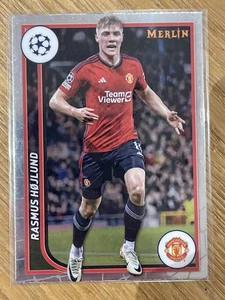 2023-24 Topps Merlin UCC Rasmus Hojlund Manchester United #81 - Picture 1 of 2