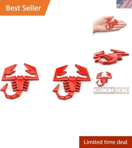 Bold 3D Scorpion Emblem Metal Stickers - Perfect for Cars, Trucks, and ATVs - Bild 1 von 6