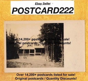 ME Southwest Harbor 1908-29 antike RPPC Echtfoto Postkarte HAUS KABINE MAINE - Bild 1 von 1