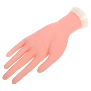Flexible Manicures Practice Hand Model Bending Nail Art Practice Fake Hand - Picture 1 of 12