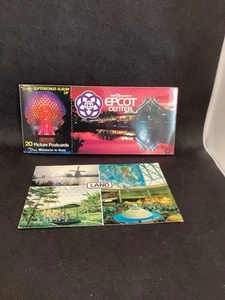 Walt Disney Word Epcot Center 20 Picture Postcards VTG 1982 Plus 1 - Picture 1 of 15