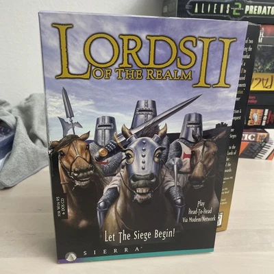 LORDS OF THE REALM II  (Sierra, 1996) Factory Sealed Big Box PC Game - Image 1 of 4